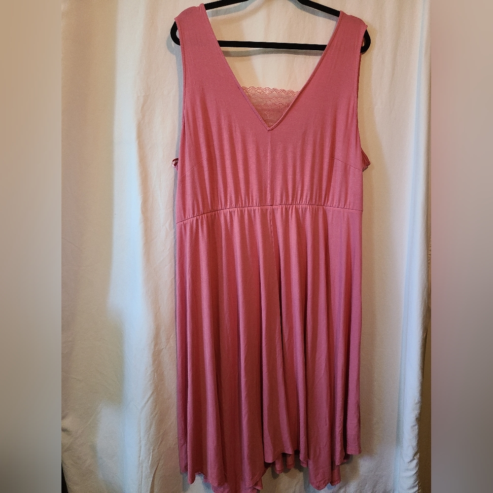 Lane Bryant, 18/20, blush tank dress
